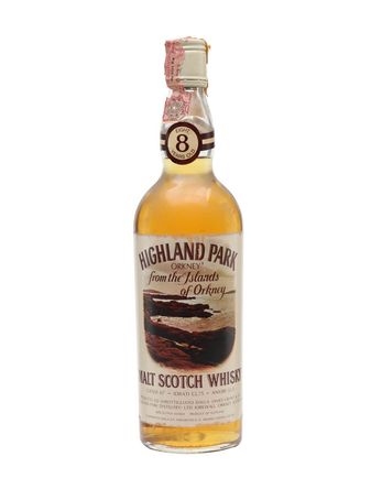 Highland Park 8 años Bottled 1980's