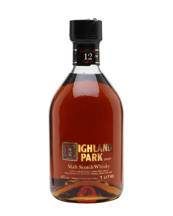 Highland Park 12 años Screenprinted Label