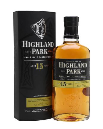 Highland Park 15 años Flat Bottle
