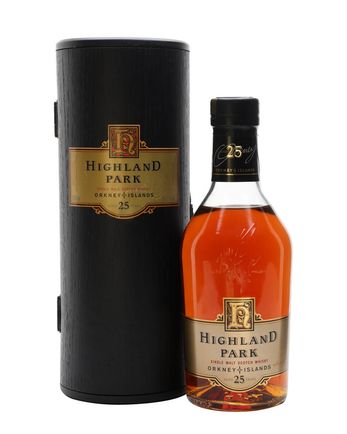 Highland Park 25 años (old bottle-shape)