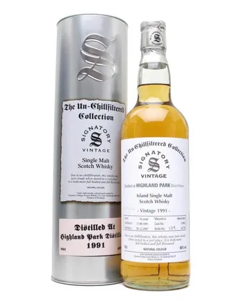 Highland Park 1991 16 años Un chillfiltered Signatory Un-Chillfiltered Collection
