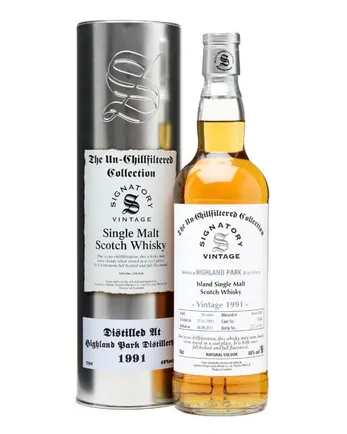 Highland Park 1991 20 años Un Chillfiltered Signatory Un-Chillfiltered Collection