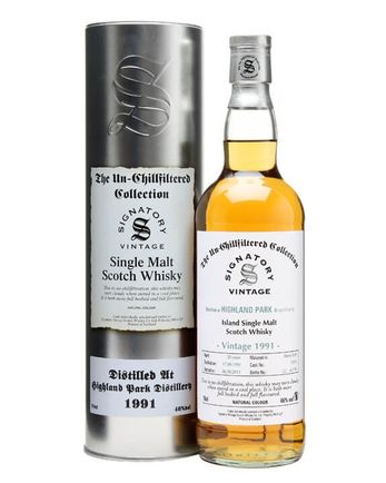 Highland Park 1991 20 años Sherry Butt #15116 Signatory Un-Chillfiltered Collection