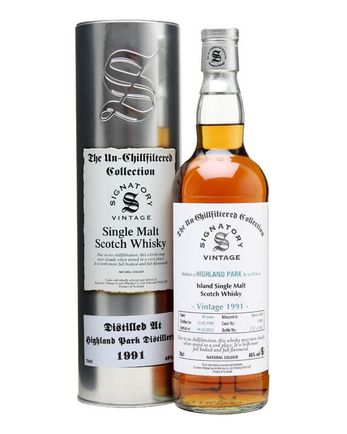 Highland Park 1991 20 años Sherry Butt #15089 Signatory Un-Chillfiltered Collection
