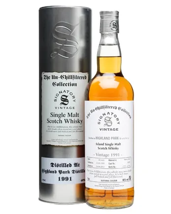 Highland Park 1991 20 años Sherry Butt Signatory Un-Chillfiltered Collection