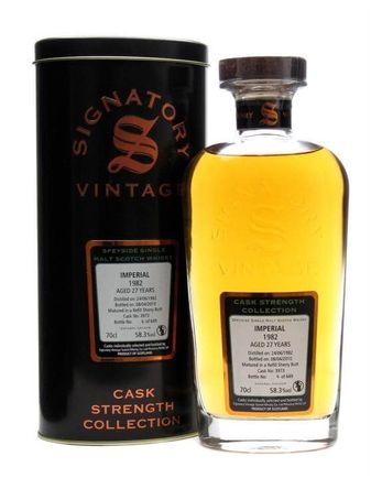Imperial 1982 27 años Cask #3973 Signatory
