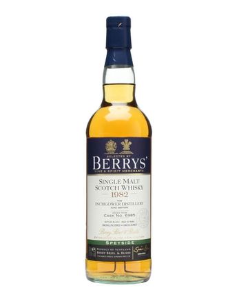 Inchgower 1982 30 años Cask 6985 Berry Bros & Rudd
