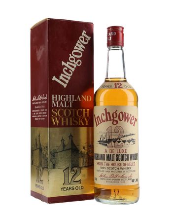 Inchgower 12 años Bottled 1980s Cream Red