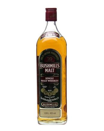 Bushmills 10 años Irish Whiskey Bottled 1990s