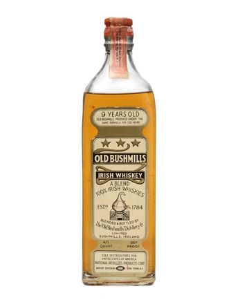 Old Bushmills 9 años Bottled 1930s