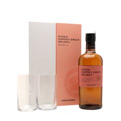 Nikka Coffey Grain Whisky & 2 Glass Gift Set