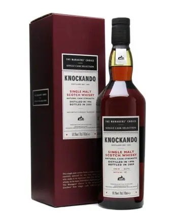 Knockando 1996 12 años Managers Choice Sherry Cask