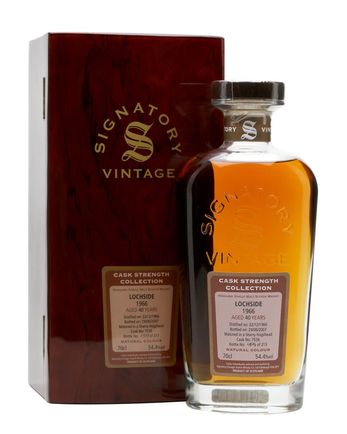 Lochside 1966 40 años Sherry Cask 7536 Signatory Cask Strength Collection