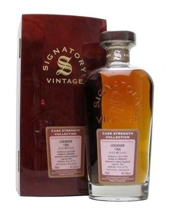 Lochside 1966 40 años Sherry Cask 7535 Signatory Cask Strength Collection