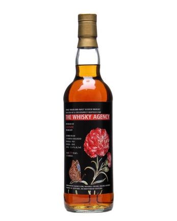 Lochside 1981 29 años The Whisky Agency flowers label