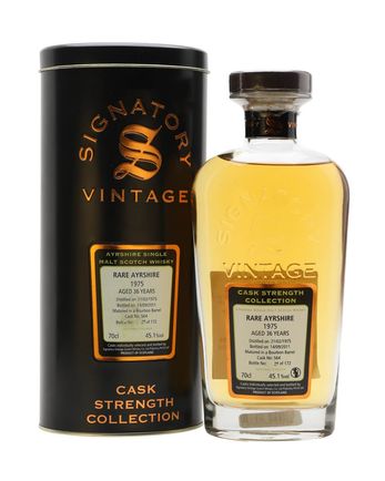 Rare Ayrshire Laydburn 1975 36 años Cask #564 Signatory