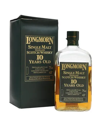 Longmorn 10 años Rectangular Bottled 1960's