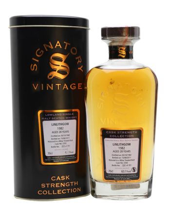 Linlithgow 1982 28 años Cask #2202 Signatory