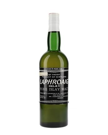 Laphroaig Over 12 años Bottled 1960's