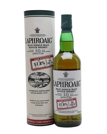 Laphroaig 10 años Cask Strength Batch 001 Bottled 2009