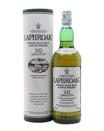Laphroaig 10 años Bottled 1980s 1 litre