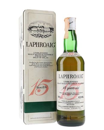Laphroaig 15 años Bottled 1980s