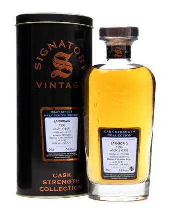 Laphroaig 1990 19 años Cask #87 Signatory Cask Strength Collection