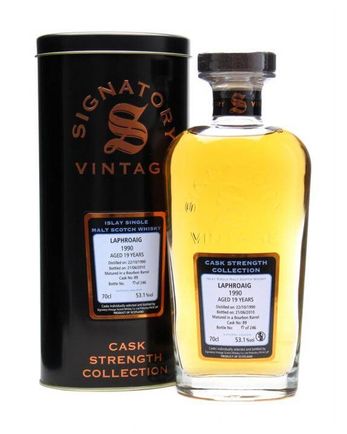 Laphroaig 1990 19 años Cask #89 Signatory Cask Strength Collection