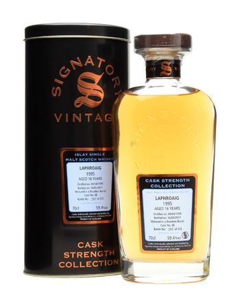 Laphroaig 1995 16 años Cask #48 Signatory Cask Strength Collection