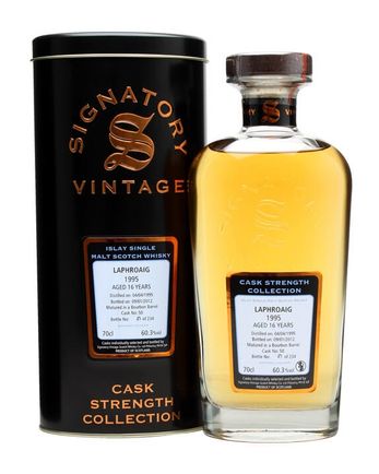 Laphroaig 1995 16 años Cask #50 Signatory Cask Strength Collection