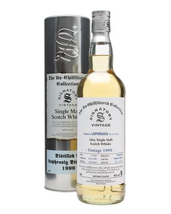 Laphroaig 1999 12 años Casks #700046 9 Signatory Un-Chillfiltered Collection
