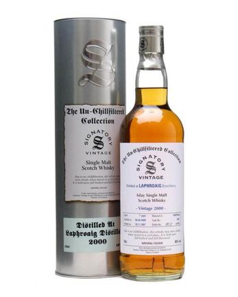 Laphroaig 2000 7 años Un Chillfiltered Bottled 2007 Signatory Un-Chillfiltered Collection