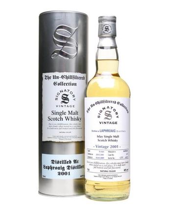 Laphroaig 2001 8 años Signatory Un-Chillfiltered Collection