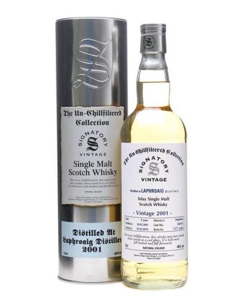 Laphroaig 2001 9 años Unchillfiltered Signatory Un-Chillfiltered Collection