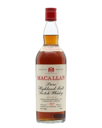 Macallan 10 años Bottled 1970s Gordon Macphail 75cl