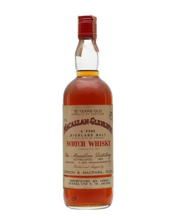 Macallan Glenlivet 15 años Bottled 1960s Gordon & Macphail