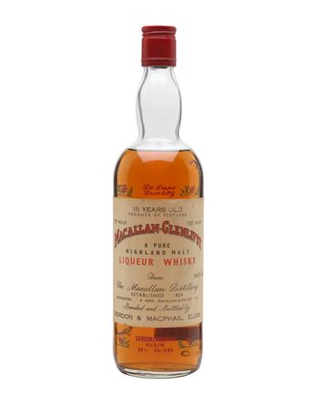 Macallan Glenlivet 15 años Gordon & Macphail