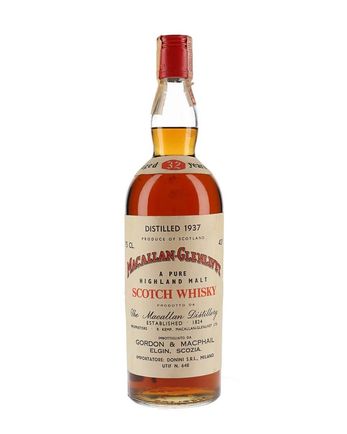 Macallan Glenlivet 1937 32 años Sherry Cask G M Gordon & Macphail