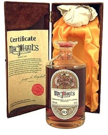 Macphail's 1937 50 años Crystal Decanter Gordon & Macphail