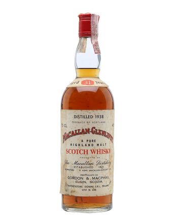 Macallan Glenlivet 1938 31 años Sherry Cask G M Gordon & Macphail