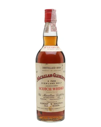 Macallan Glenlivet 1938 35 años Sherry Cask G M Gordon & Macphail