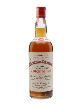 Macallan Glenlivet 1939 30 años Sherrywood G M Gordon & Macphail