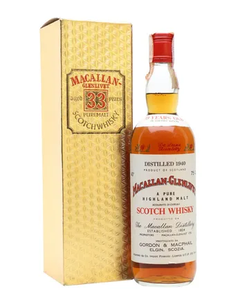 Macallan Glenlivet 1940 33 años Sherry Cask Gordon & Macphail