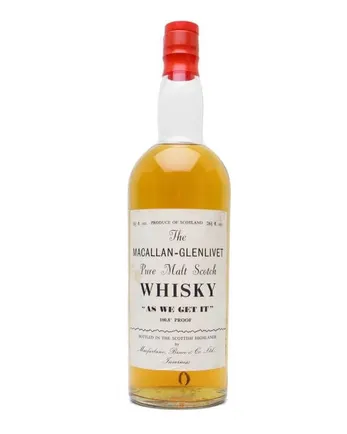 Macallan As We Get It Bottled 1970's Independent Bottling
