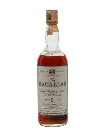 Macallan 8 años bottled 1970s