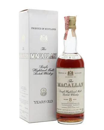 Macallan 8 años Bottled 1980's