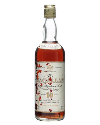 Macallan 10 años Bottled 1970s