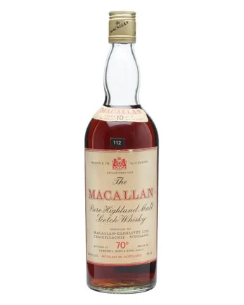 Macallan 10 años Bottled 1960s Campbell Hope King