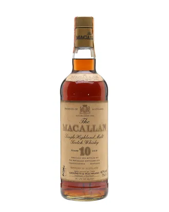 Macallan 10 años Bottled