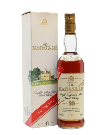 Macallan 10 años 100 Proof